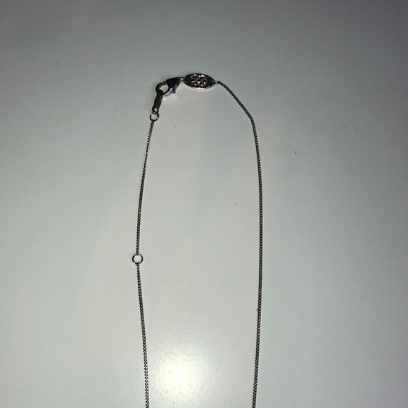 Diamond Infinity Necklace with Sterling Silver - Picture 2 of 3